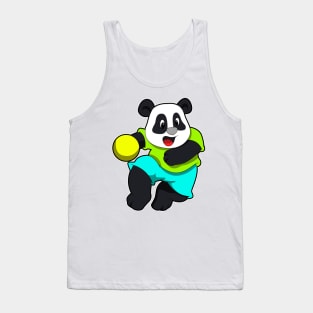 Panda as Handball player with handball Tank Top